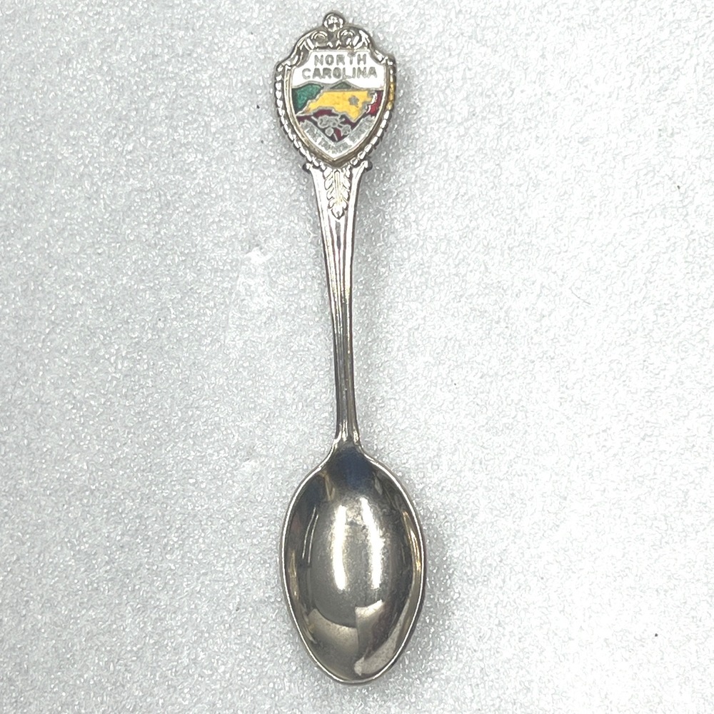 Unbranded Souvenir Spoon Unisex OS Silver Excellent North Carolina Tarheel State